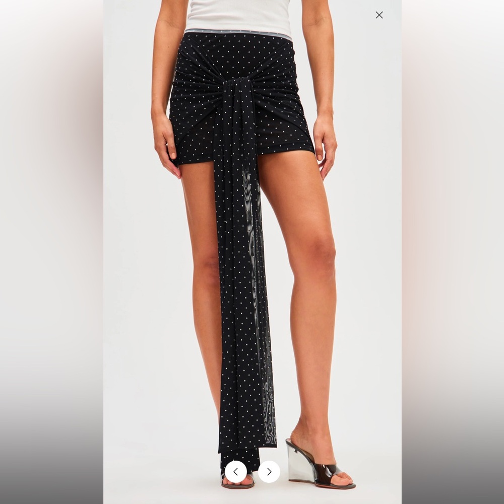 Misha Sandra Diamanté Skirt Small